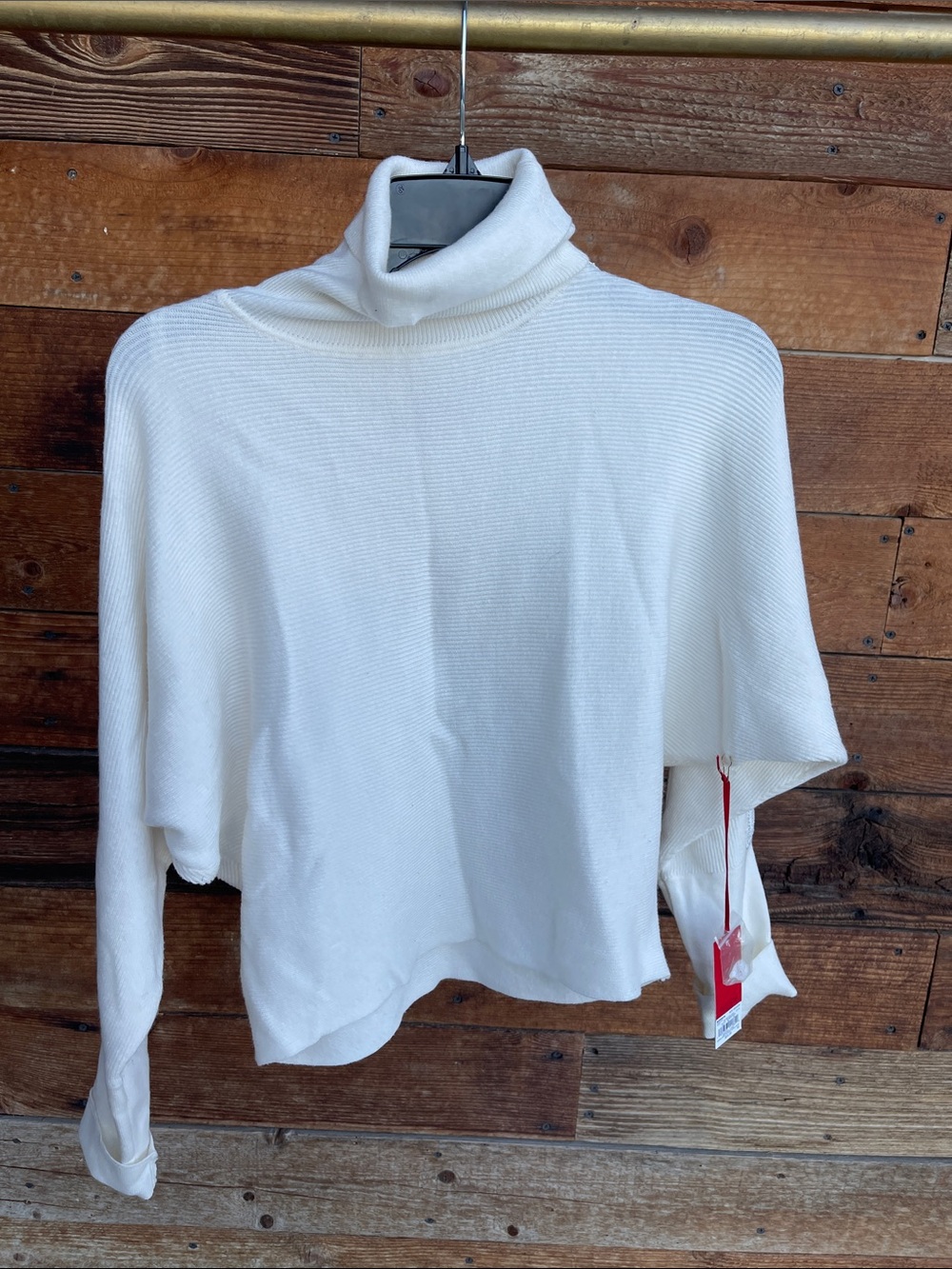 Jennifer Lopez White Turtleneck Sweater